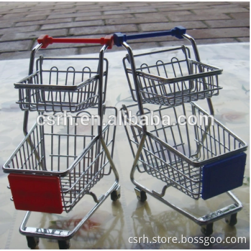 Metal Double Layer Mini Trolley RH-SX06 For Gifts
